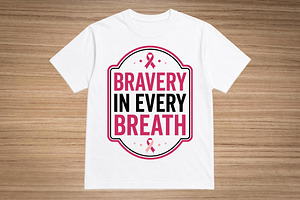 Breast cancer awareness T-shirt, an Object Graphic by hafijul