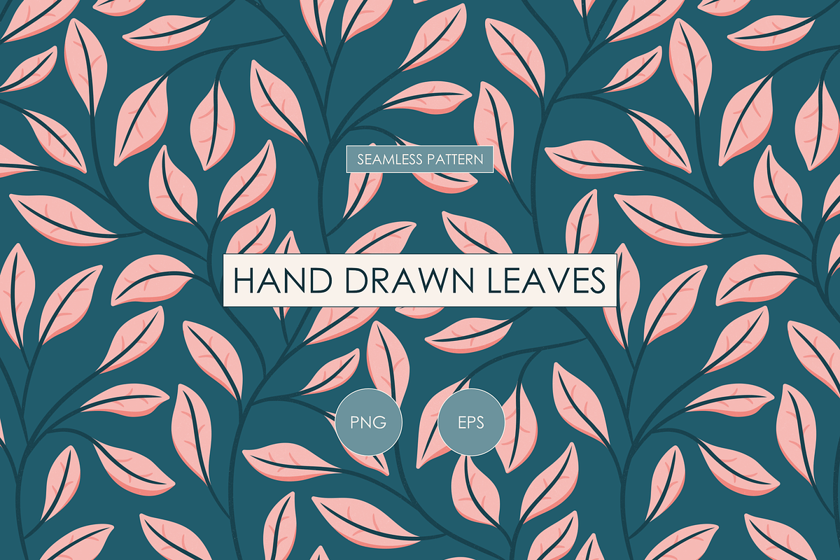 Climbing Leaves Seamless Pattern, a Pattern Graphic by HonestiesPrintS (Photo 1 of 3)