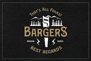 Bargers Distressed, a Font by Arterfak Project (Thumbnail 11 of 11)