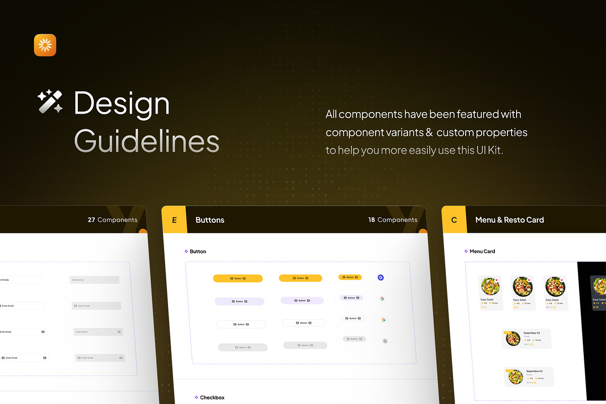 SuperFood - Food Delivery App UI Kit, an UI Kit Template by Rafiq | YDN (Photo 3 of 6)
