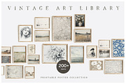 Minimalist Vintage Prints & Posters, a Background Graphic by Laras Wonderland (Thumbnail 2 of 12)