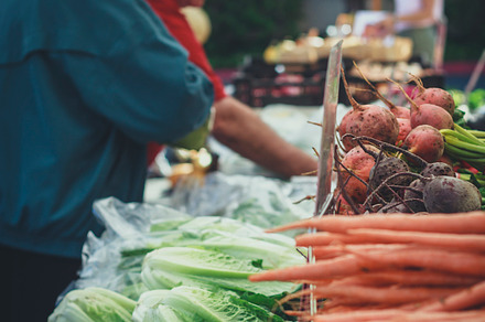 At The Farmers Market Featuring Fresh Herbs And Vegetables preview 5