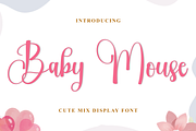 Baby Mouse, a Handwritten Font by FreshTypeINK (Thumbnail 1 of 8)