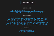 Bluesky OpentypeSVG Font, a Script Font by Blankids Studio (Thumbnail 8 of 9)