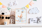 Sky Dreams. Watercolor animals, an Animal Illustration by AlineArtStore (Thumbnail 9 of 12)