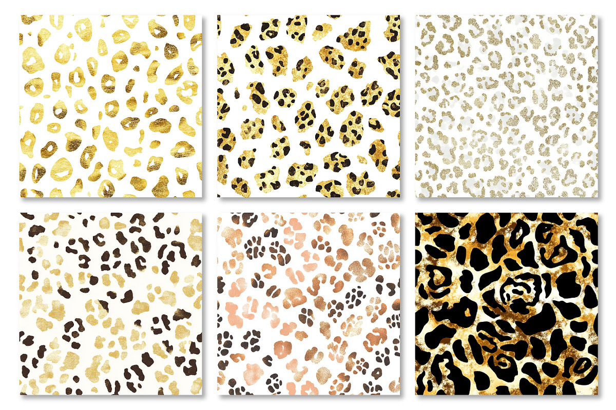 Gold Leopard Pattern Overlays, a Texture Graphic by Dream Creation (Photo 3 of 5)