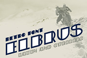 ST-Elbrus retro display font, a Font by Shimanov Types (Thumbnail 1 of 3)