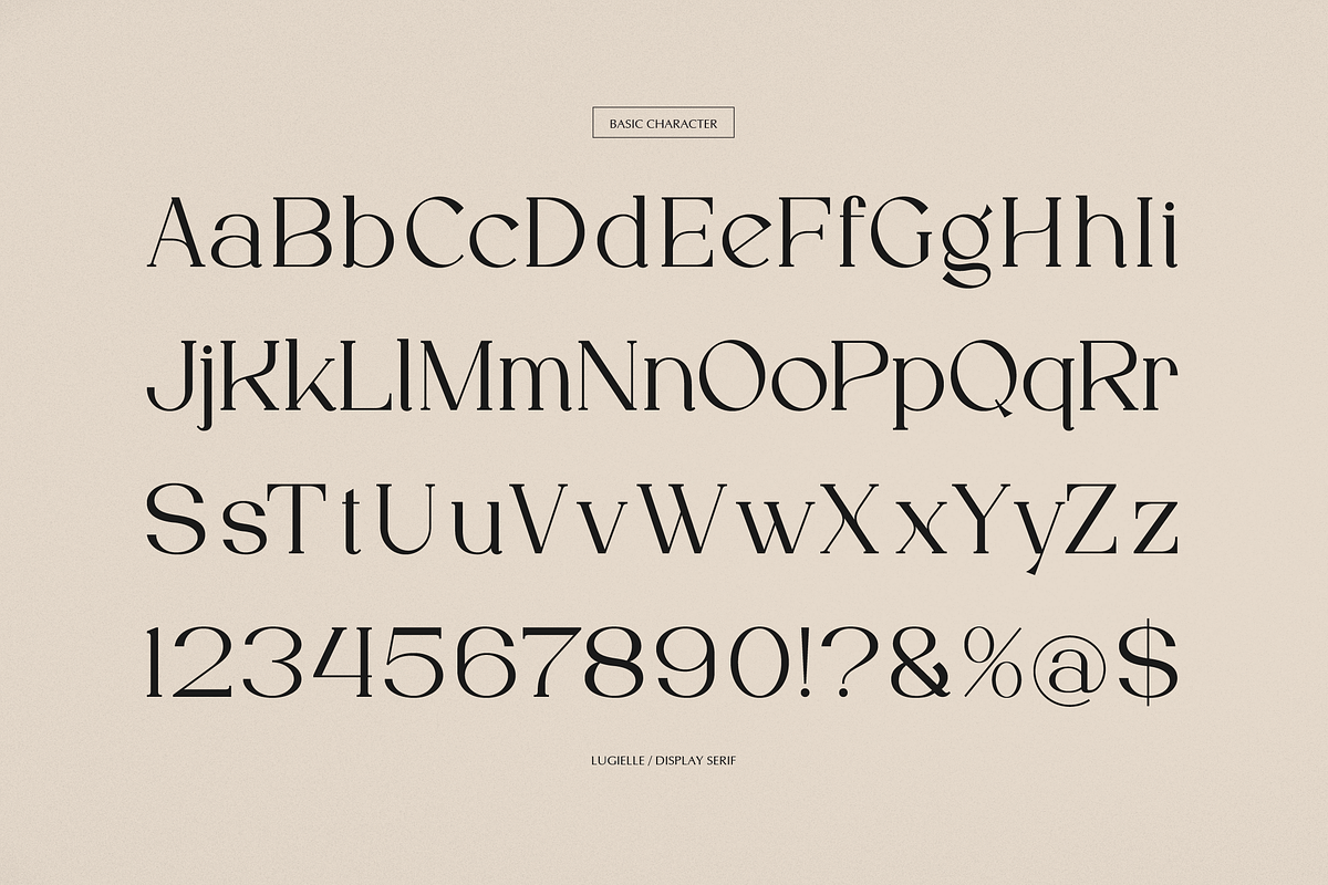 Lugielle | Modern Display Serif, a Serif Font by gracetype_studio (Photo 10 of 12)