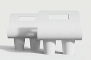 Coffee Cups with Holder Mockup, a Cups & Container Mockup by skybluecreative (Thumbnail 2 of 3)