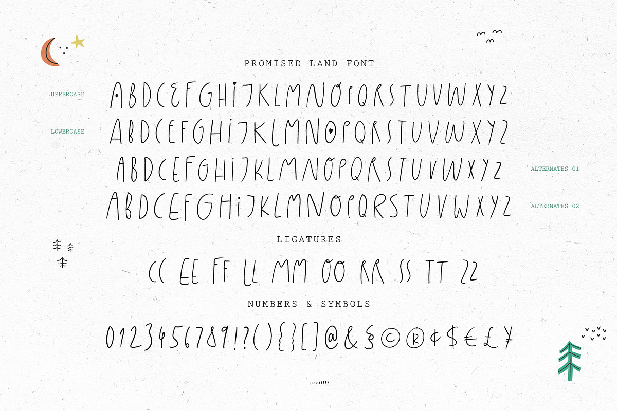 Promised Land - Handwritten Font, a Font by Ivan Rosenberg (Photo 5 of 9)
