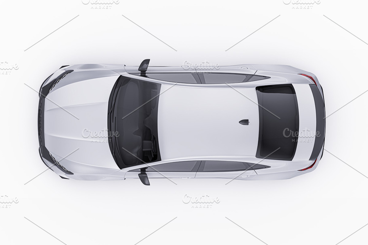 2026 Sport Performance Sedan Set, an Advertising Mockup by Halal Graphic Studio (Photo 12 of 12)