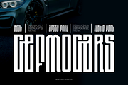 Cefmocars - Racing Font, a Sans Serif Font by QR Design Studio (Thumbnail 1 of 9)