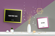 Frames Mockups - Customizable Scene, a Print Template by Aedon Design (Thumbnail 6 of 9)
