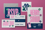 Beige Retro Wedding Invitaion Set, an Invitation Template by graphicook (Thumbnail 3 of 3)