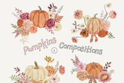 Autumn Garden floral watercolor fall, a Decorative Illustration by SunnyAfternoons (Thumbnail 5 of 18)