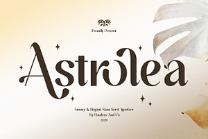 Astrolea - Elegant Sans Serif Font