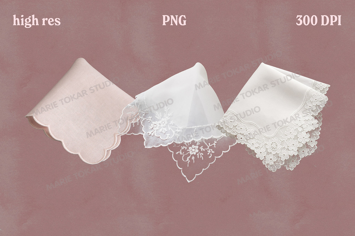 Vintage Fabric Doilies Bundle PNG, an Object Graphic by Marie T (Photo 13 of 24)