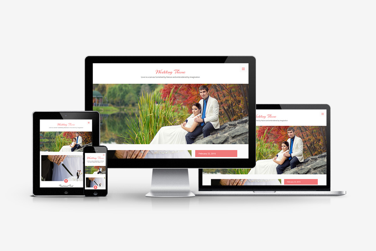 Wedding Theme, a WordPress Template by DesignOrbital (Photo 5 of 5)