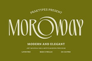PRAK Moroway - Luxury Display Font, a Sans Serif Font by Healltica.std (Thumbnail 1 of 24)