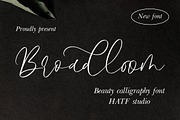 Broadloom, a Handwritten Font by HATFSTUDIO (Thumbnail 1 of 8)