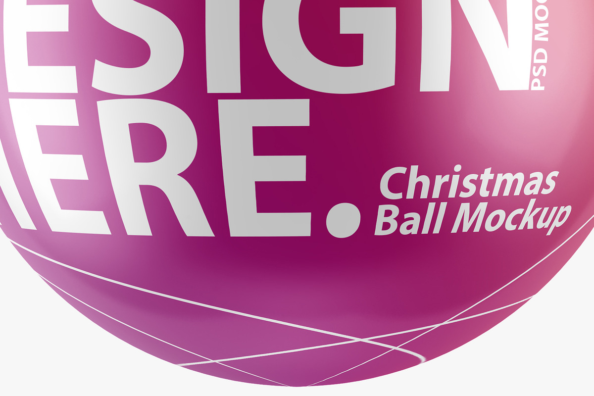 Christmas Ball Mockup rope and Box, a Merchandise Mockup by GreatFruit (Photo 6 of 7)
