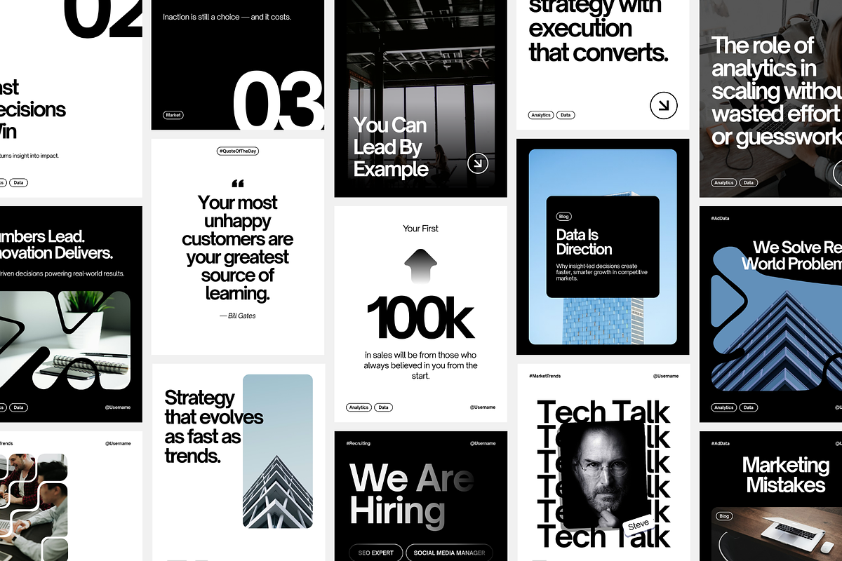 Modern Business Agency Templates, a Social Media Template by Defects (Photo 3 of 5)