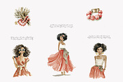 Summer watercolor clipart set, a Decorative Illustration by Patishop Art (Thumbnail 6 of 9)