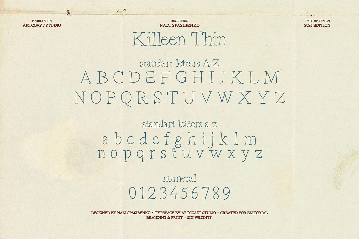 Killeen Font Family, a Serif Font by nadispasibenko (Photo 6 of 12)