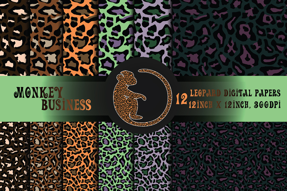 Leopard patterns, Seamless print, a Pattern Graphic by Monkey Business (Photo 1 of 2)