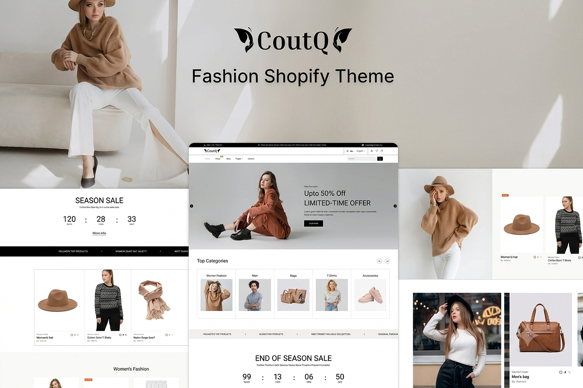 Coutq- Women Fashion Shopify theme, a Shopify Template by ThemesRain (Photo 2 of 3)
