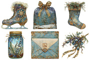 Purples Winter Clipart Bundle, an Illustration by Daily.Designs (Thumbnail 2 of 5)