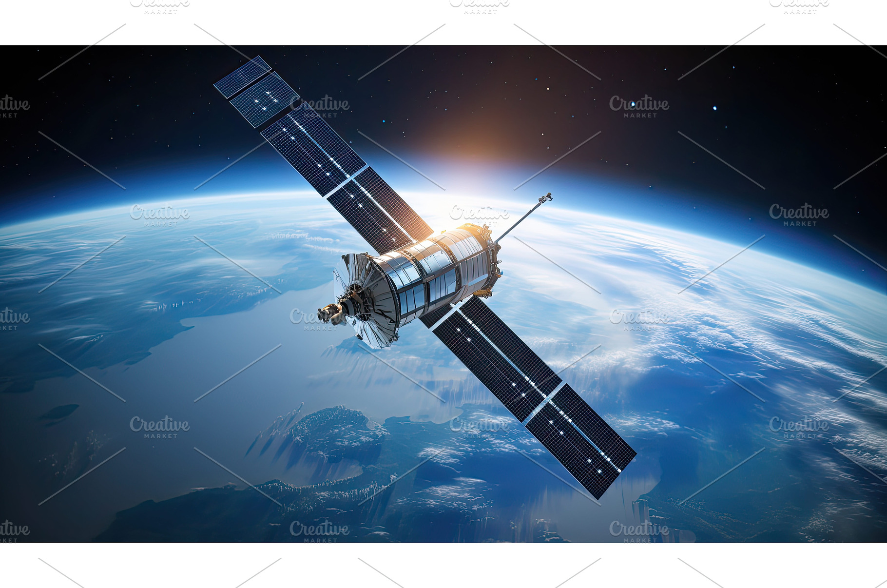 view satellite technology ai, a Technology Photo by pikepicture