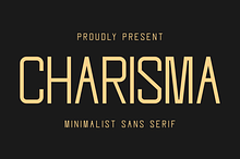 Charisma - Minimalist Sans Serif