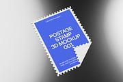 Postage Stamp On Metal 3D Mockup, a Books & Magazine Mockup by graphicook (Thumbnail 4 of 4)
