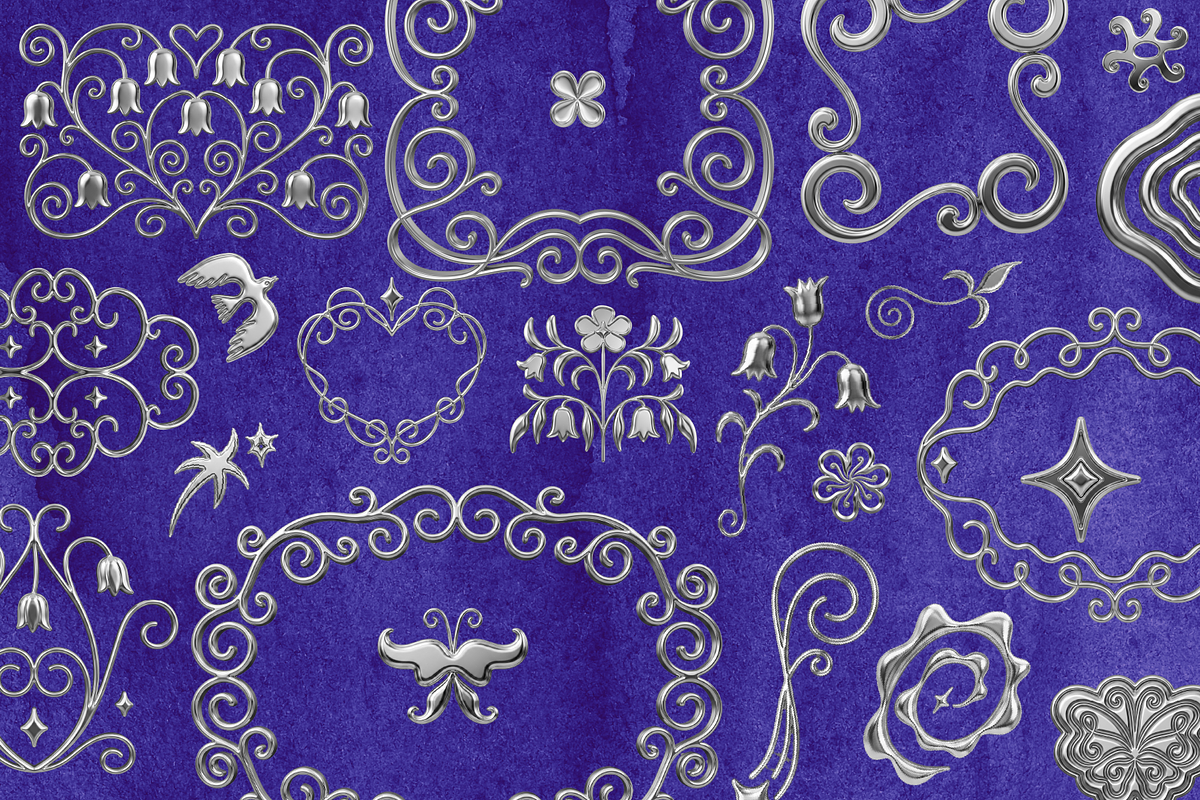 Ornate Floral Frames & Flourishes, an Object Graphic by venimo (Photo 11 of 14)