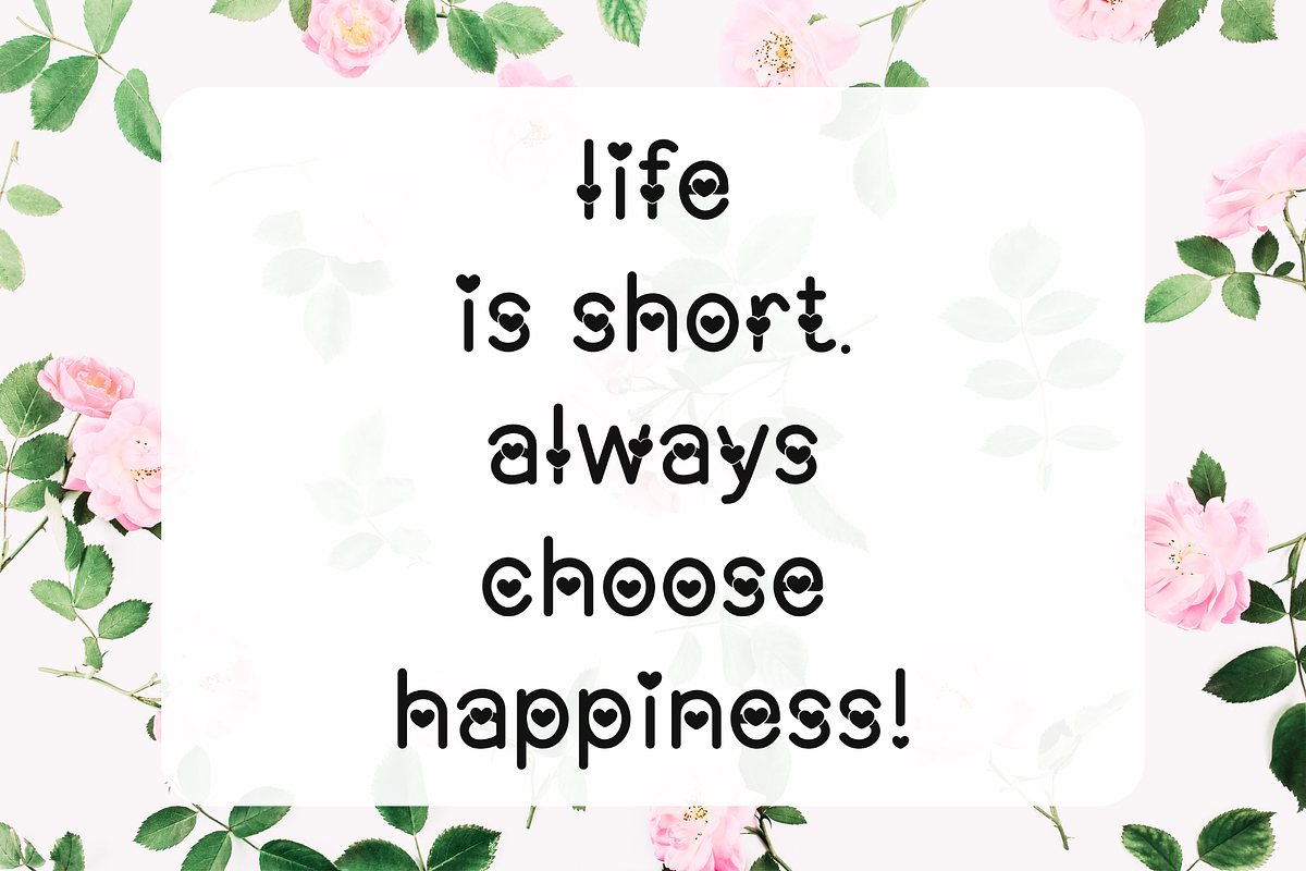 Love Heart Font, a Script Font by Cutie_Kate_Studio (Photo 3 of 16)
