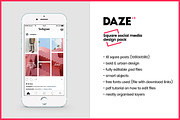 DAZE Edgy Social Media Designs, a Social Media Template by NordWood (Thumbnail 3 of 8)