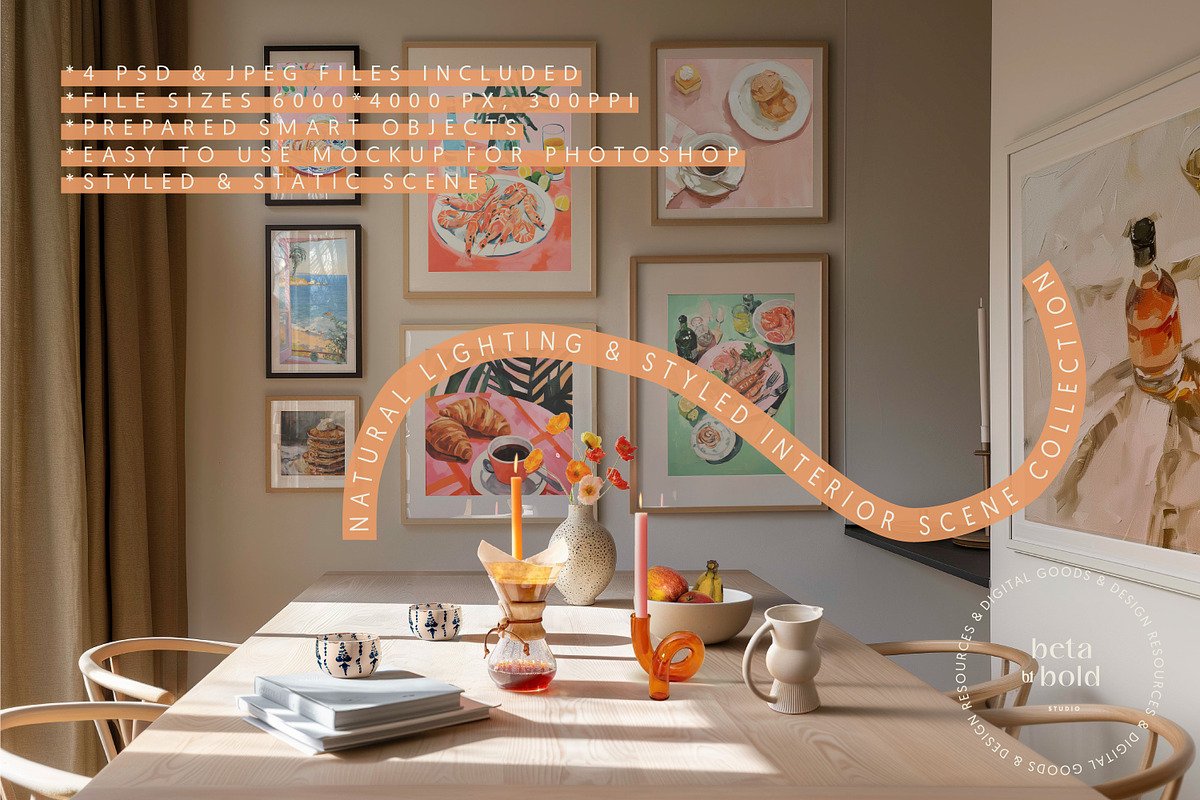 Frame Mockup Gallery Wall Collection, a Household Mockup by betabutbold.studio (Photo 7 of 9)