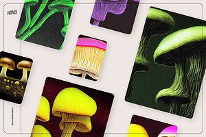 Mushrooms Illustrations