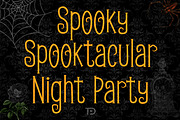 Raw Halloween Font, a Serif Font by Tanondesign (Thumbnail 3 of 6)