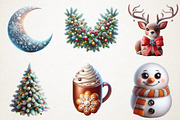 Festive Winter Wonderland Set, an Illustration by RobertsArt (Thumbnail 6 of 7)