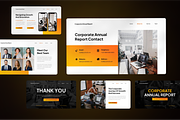 Corporate Annual Report Google Slide, a Presentation Template by SquidPixey (Thumbnail 7 of 7)