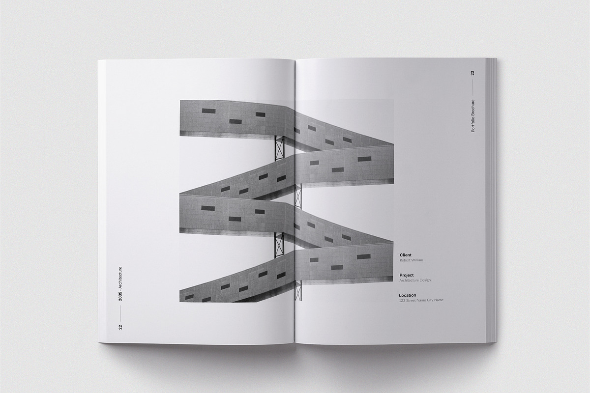 Architecture Portfolio Template, a Brochure Template by TemplateFolio-Shop (Photo 10 of 15)