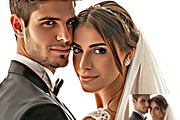 Romantic Wedding Oil & Sketch, an Action Add-On by Studio Retouch (Thumbnail 8 of 13)