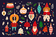Merry Christmas collection, a Seasonal Illustration by MoleskoStudio (Thumbnail 2 of 22)