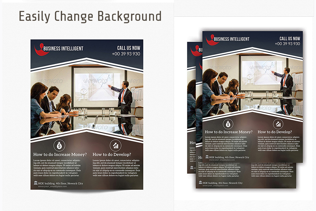 2 Business Flyers - Bundle, a Flyer Template by saqeef (Photo 2 of 4)