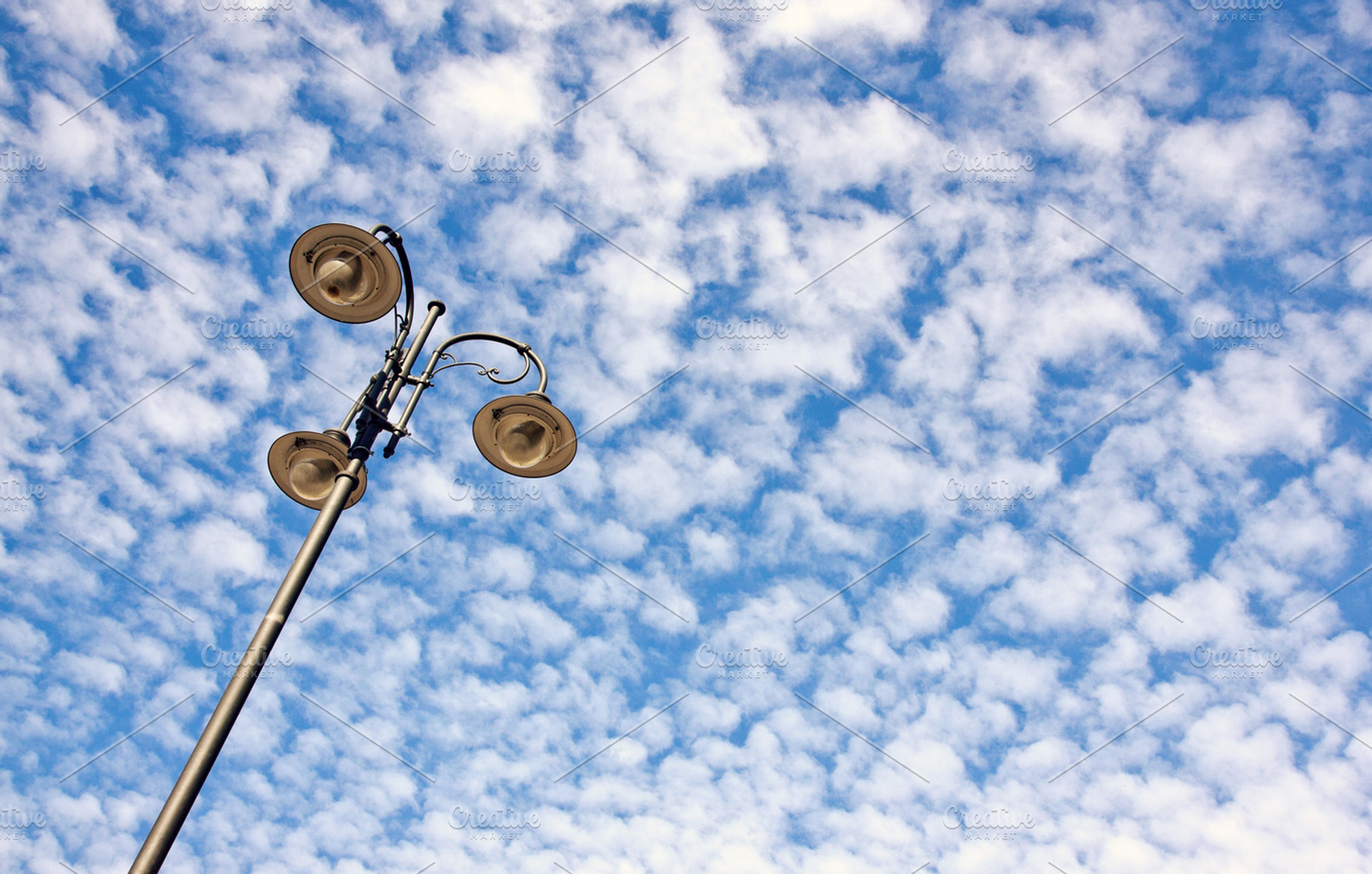 Street lamp against sky, a Nature Photo by BOOCYS