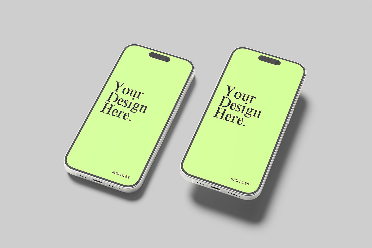 iPhone 16 Pro Mockup, an iPhone Mockup by Graphiculon (Photo 10 of 11)