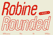 Robine Rounded Pixel, a Sans Serif Font by Craft Supply Co. (Thumbnail 1 of 8)
