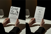 Eclat du Menu: Luxe Dining Mockups, an Advertising Mockup by Made by Attic (Thumbnail 2 of 5)
